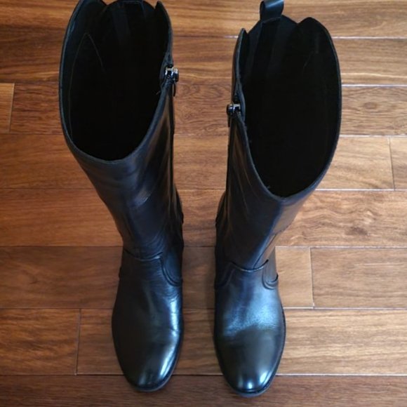 Marc Fisher women's leather knee-high boots - Picture 7 of 14